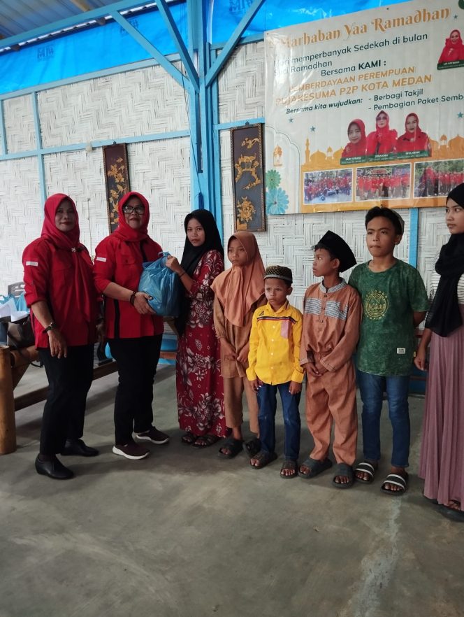 
					DPC Pemberdayaan Perempuan Puja Kesuma Medan Deli Gelar Santunan Anak Yatim dan Kaum Dhuafa, Berkah Ramadhan 1446 H