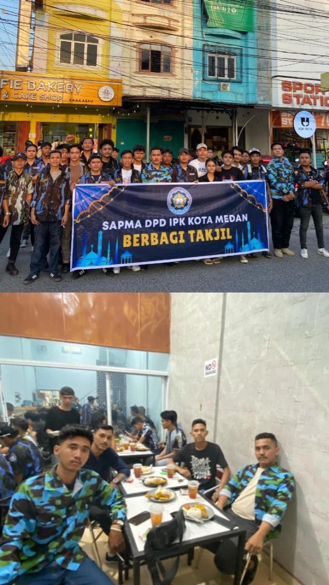 
					SAPMA DPD IPK Kota Medan bagi-bagi takjil, berbagi kebahagiaan di bulan ramadhan