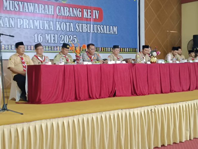 
					HRB Wali Kota Subulussalam Berhasil Motivasi Peserta Muscab Pramuka Ke lV. Komitmen 3 Tahun Tuntaskan Defisit,Gagal Akan Mundur.