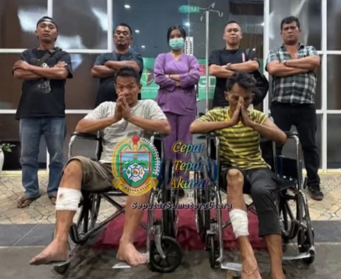 
					Masuk ke Pekarangan Rumah Curi Septor Warga, 2 Maling di Medan Denai Ditembak.