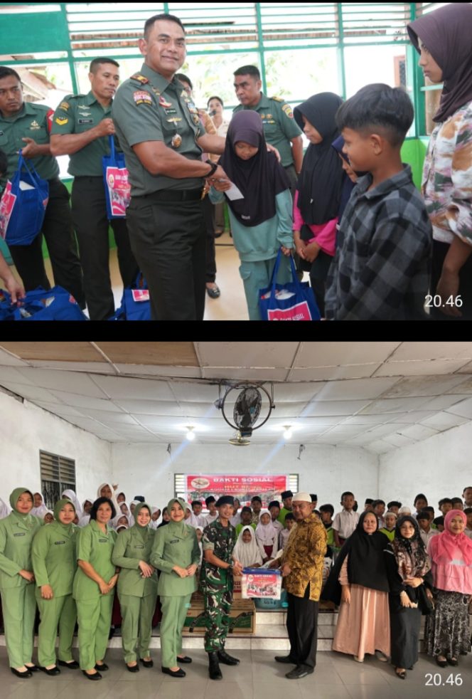 
					Sambut HUT Ke – 75, Kodam I/BB Gelar Baksos dan Baktikes Serentak di 80 Panti Asuhan.