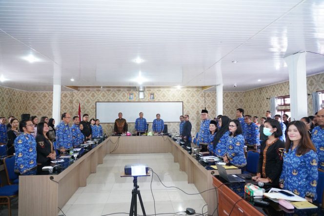 
					Tim Pokja Sahli Panglima TNI Bidang Komsos Diterima Pangdam I/BB di Makodam I/BB