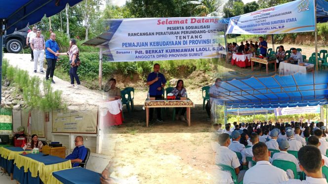 
					Kehadiran Anggota DPRD Provinsi Sumut Pdt.Berkat Kurniawan Laoli, di SMK N 1 Ma’u Disambut Baik