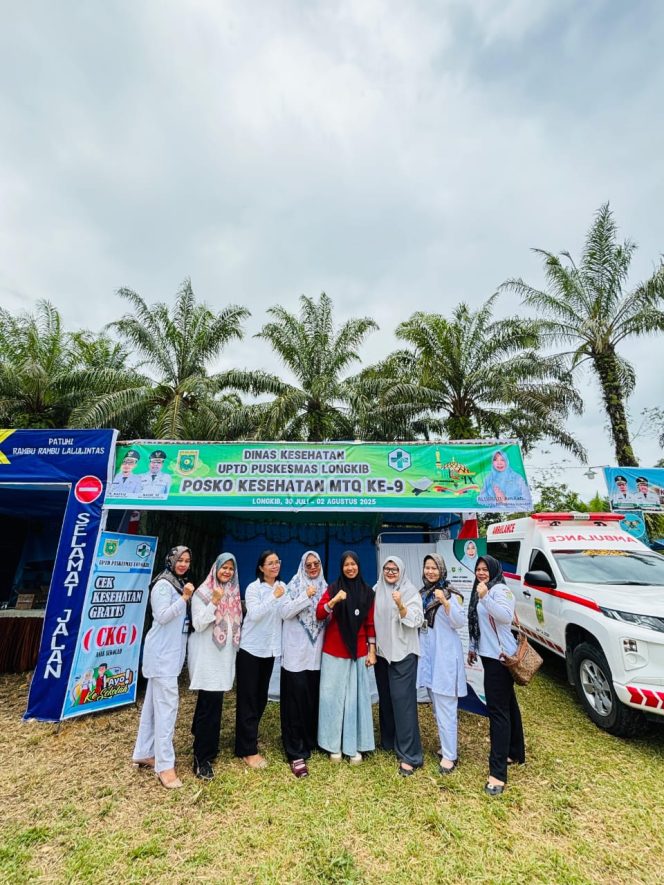 
					UPTD PUSKESMAS LONGKIB SIAP SIAGA DI POSKO CEK KESEHATAN GRATIS SELAMA MTQ KE-9 TINGKAT KOTA SUBULUSSALAM DI LAE SAGA
