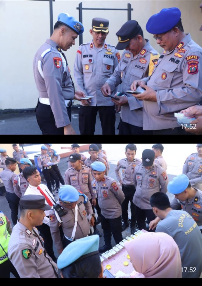 
					Tegakkan Disiplin Internal Polri, Propam Polda Sumut Gelar Gaktibplin di Polres Sibolga.