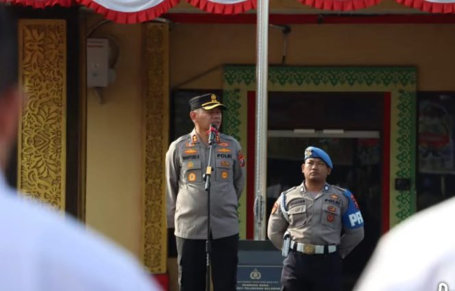 
					*Apel Jam Pimpinan, Kapolres Pelabuhan Belawan Ajak Personel Bekerja dengan Ikhlas dan Tertibkan Kendaraan Dinas