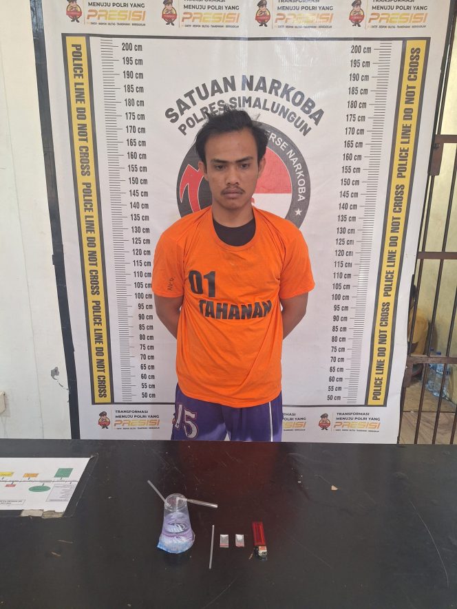 
					Polres Simalungun Raih Prestasi Cemerlang dalam Perang Melawan Narkoba, Sinergi Polsek-Sat Narkoba Berhasil Amankan Pengguna Sabu