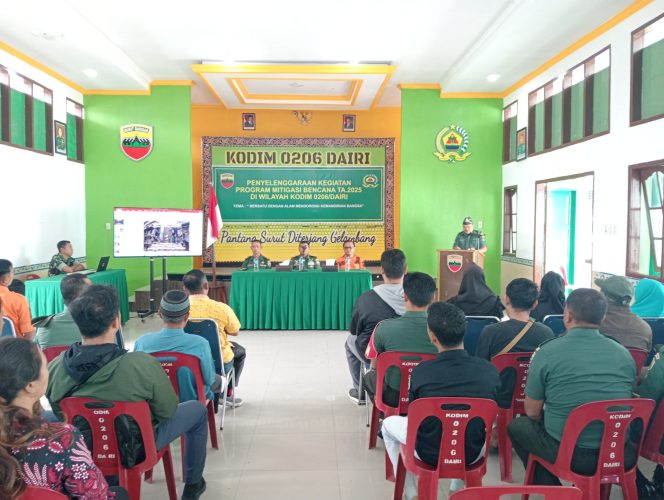 
					Kodim 0206/Dairi Gandeng BPBD Gelar Mitigasi Bencana: Bangun Sinergi dan Kesadaran Kolektif Masyarakat
