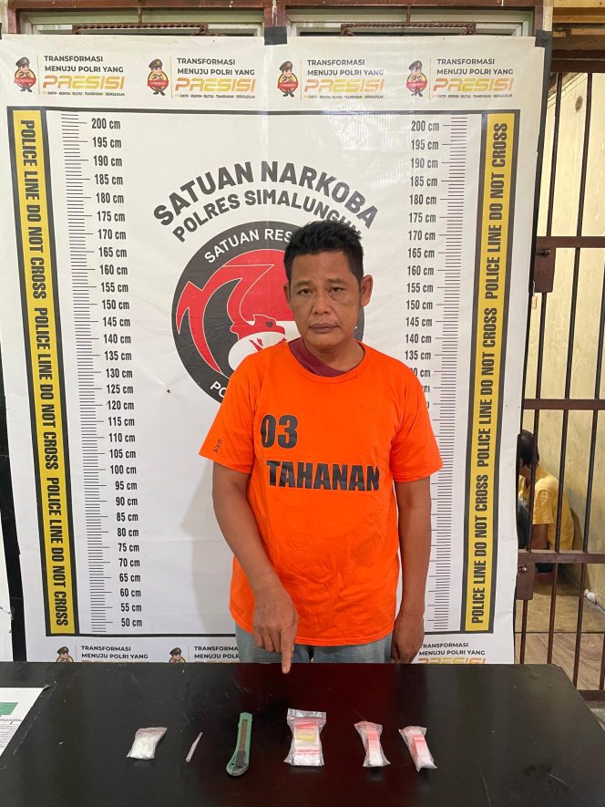 
					Polsek Bosar Maligas Sukses Gagalkan Transaksi Narkoba, Amankan 10,37 Gram Sabu dari Kurir Lintas Kabupaten