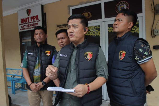 
					Doorstop Satreskrim Polres Sergai, Terangkan Pengungkapan 3 Kasus Tindak Pidana PPA