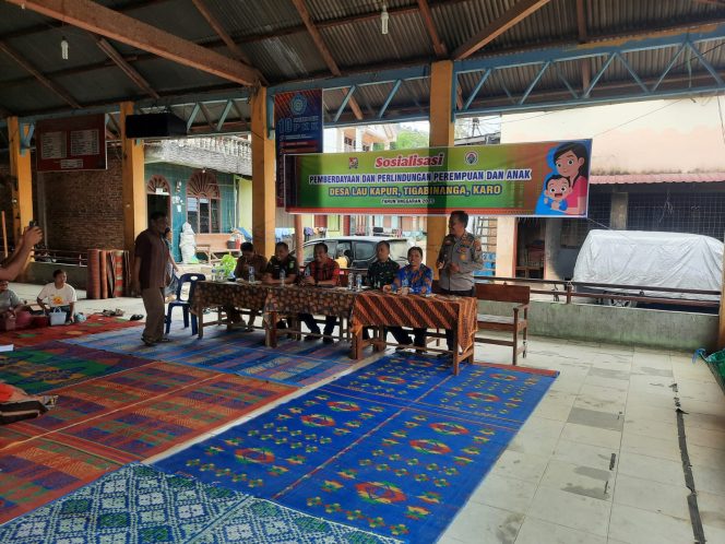 
					Polsek Tigabinanga Ajak Warga Lawan Stunting dan Kekerasan dalam Rumah Tangga