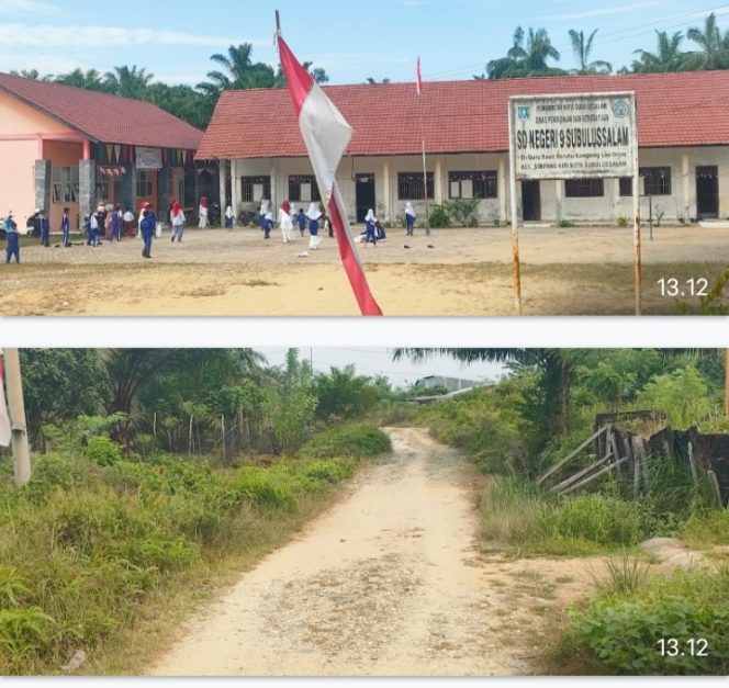 
					SDN 9 Simpang Kiri Terabaikan, Jalan Licin Dan Berlumpur Saat Hujan Butuh Aksi Cepat Pemko Subulussalam