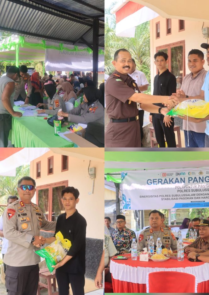 
					GERAKAN PANGAN MURAH ( GPM )   TANGGAP INFLASI POLRES SUBULUSSALAM