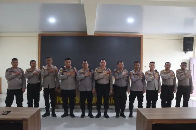 Polres Tanah Karo Terima Kunjungan Tim Supervisi Direktorat Samapta Polda Sumut