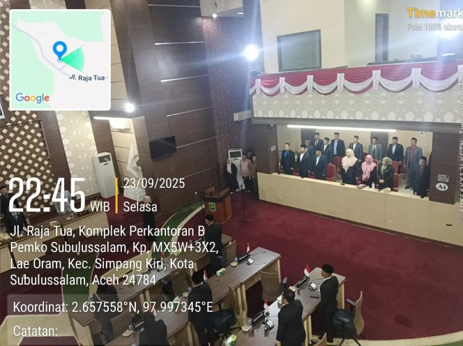 DPRK Subulussalam Beberkan Hasil Pengawasan Realisasi Fisik dan Keuangan 2025