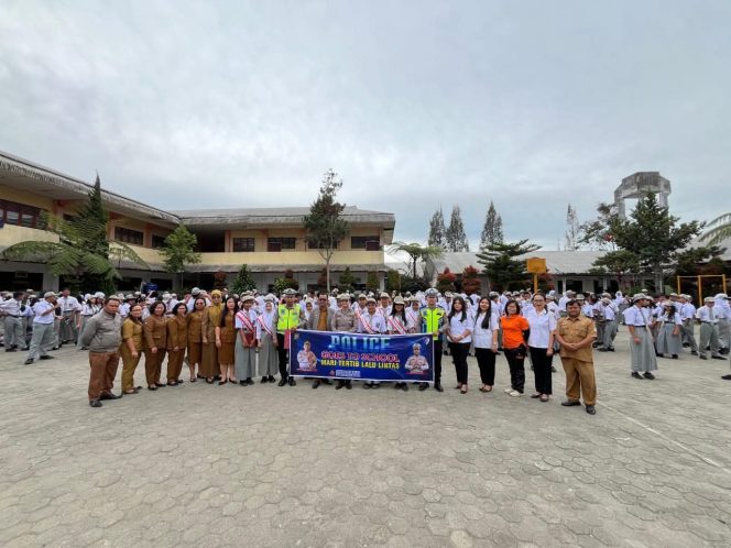 
					*Sat Lantas Polres Tanah Karo Laksanakan Program “Police Go To School” di SMK Negeri 1 Kabanjahe*
