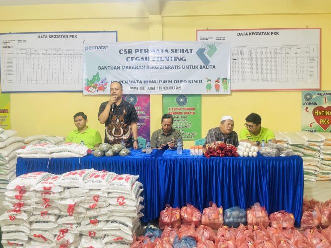 
					PT PHPO KIM Salurkan Makanan Bergizi Kepada Anak di Mabar Hilir