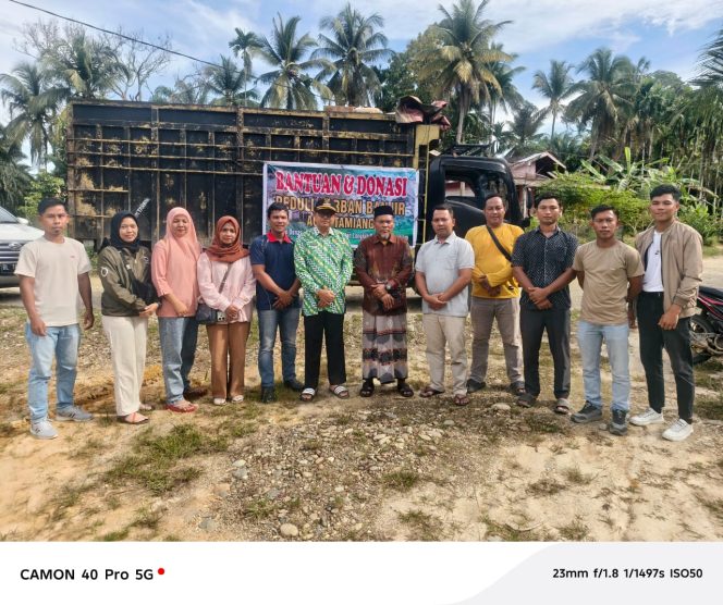 
					CAMAT LONGKIB DAN PJ MUKIM LEPASKAN RELAWAN PENGANTAR DONASI PEDULI BENCANA BANJIR ACEH TAMIANG