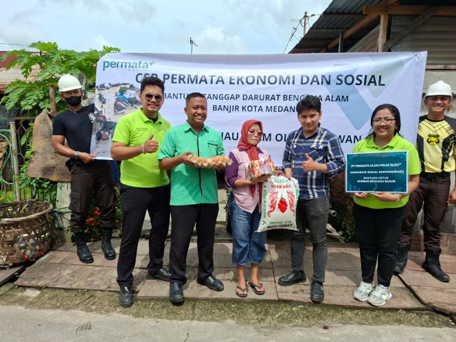 
					PT PHPO Bantu Korban Banjir Rob di Belawan