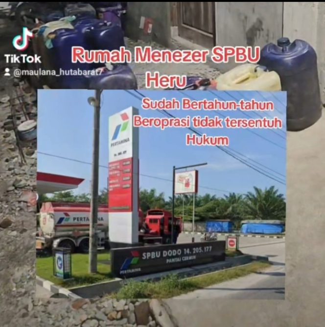 
					Viral…!!! Heru Manager SPBU Dodo Kedapatan Timbun Pertalite di Rumahnya, Diduga Diperjual Belikan.