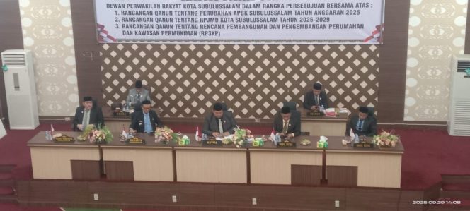 
					KETERLAMBATAN APBK 2026 SUBULUSSALAM DIDUGA AKIBAT PERBEDAAN SOAL ANGGARAN, DPRK DIDUGA TERLIBAT DALAM PEMBENTUKAN POTENSI DEFISIT