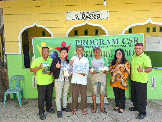 
					PT PHPO Belawan Bantu Bahan Minum Tadarusan ke Mushalla di Bagan Deli