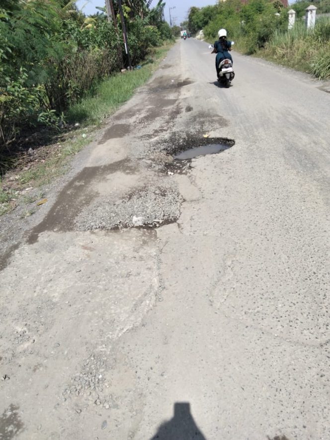 
					Jalan Rusak Parah, Diminta Pemkab Deli Serdang Tindak Tegas PT KM Yang Lalu Lalang Menggunakan Alat Berat Di Jalan Pertahanan Patumbak