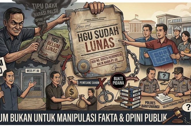 
					Terkuak! Trijono Soegandhi Diduga Putarbalikkan Fakta Transaksi HGU yang Sudah Lunas
