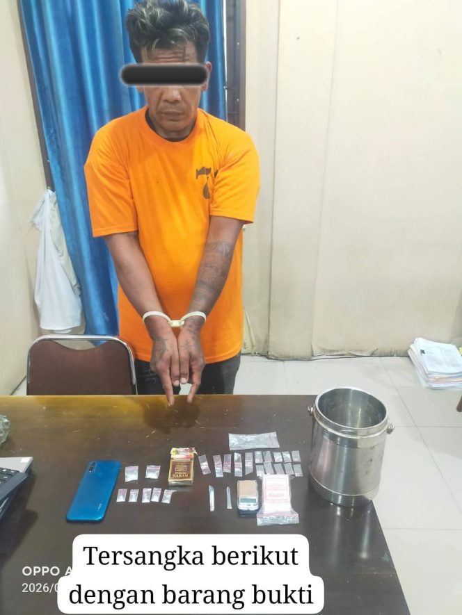 
					Diduga Edarkan Sabu di Payung, Pria “Teger King” Diciduk Polisi