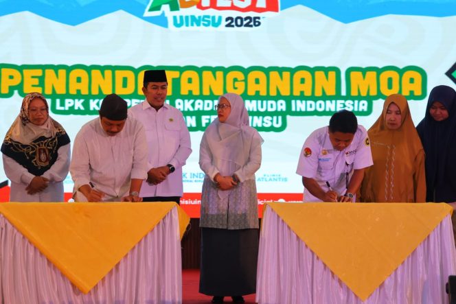 
					LPK KAMI dan FEBI UIN Sumut Teken MoA, Perkuat Kompetensi Mahasiswa dan Tenaga Pendidik