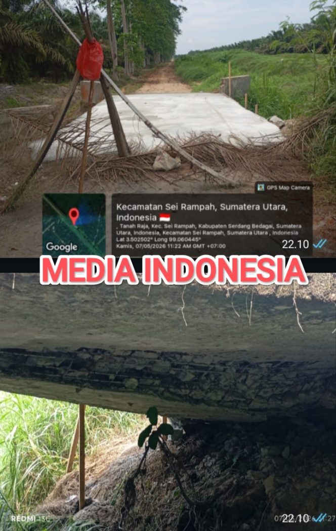 
					Kerusakan Jembatan di Jalan Produksi Kebun Tanah Raja Diduga Akibat Aktivitas Pihak Luar dan Perbaikan Dinilai Asal Jadi.