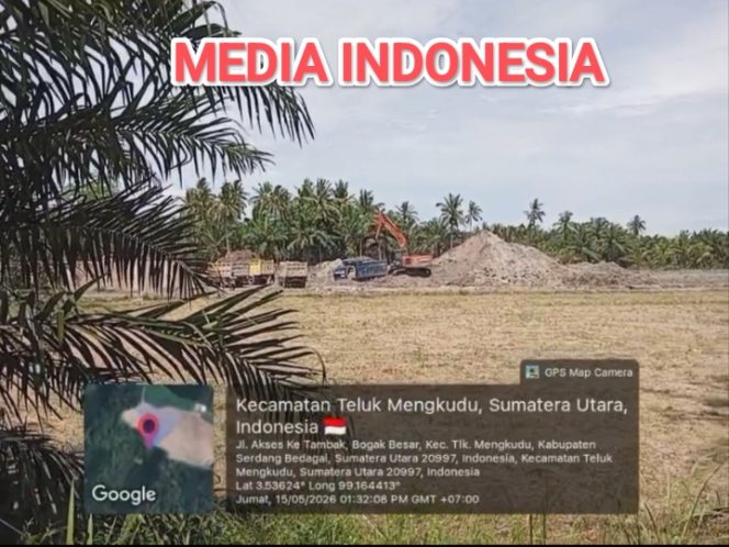 
					Kades Berikan Izin Secara Lisan Kegiatan Galian Tanah Urug Diduga Ilegal Berkedok Cetak Sawah di Bogak Besar.