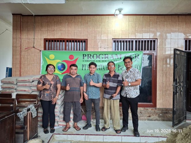 
					PT PHPO Belawan Bantu 25 Sak Semen ke GBKP Runggun Bangun Mulia