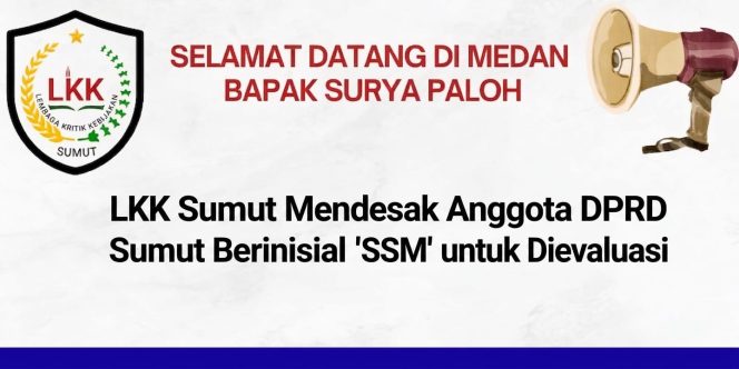 
					Sambut Kedatangan Surya Paloh di Medan, LKK Sumut Sampaikan Aspirasi dan Desak Evaluasi Anggota DPRD Sumut Berinisial “SSM”