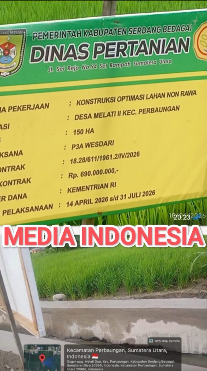 
					Dugaan Alih Kelola Proyek Oplah Rp 690 Juta di Sergai, P3A Wesdari Disorot Terkait Pelaksanaan Swakelola.