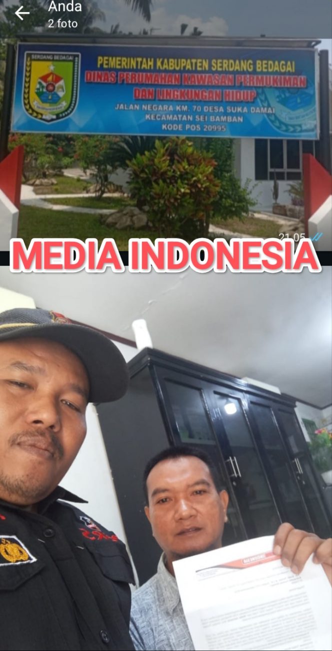 
					Kinerja Dinas Perkim-LH Sergai Jadi Sorotan Tajam Publik, Setelah Surat Resmi Permohonan Hasil Lab Wartawan Tak Sampai ke Kadis.
