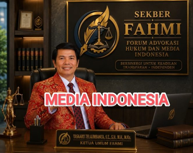 
					Jelang HUT ke-81 RI, SEKBER FAHMI Resmi Berdiri di Sumut, Usung Sinergi Advokat dan Media Kawal Penegakan Hukum. 