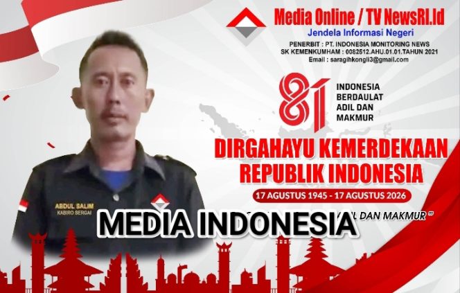 
					HUT RI ke-81: Kabiro newsRI Serdang Bedagai Ajak Elemen Masyarakat Perkuat Karya dan Persatuan.