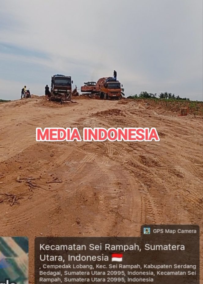 
					Galian C Diduga Ilegal di Cempedak Lobang Beroperasi Bebas, Bentang Alam Rata.