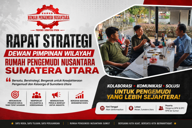 
					DPW Rumah Pengemudi Nusantara Sumut Matangkan Persiapan Pelantikan, Dialog Publik dan Rakerwil