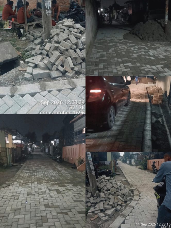 
					Proyek Nyaris Selesai, Namun Tak Tampak Plank Pagu Pada Pekerjaan Jalan Di Kecamatan Medan Johor