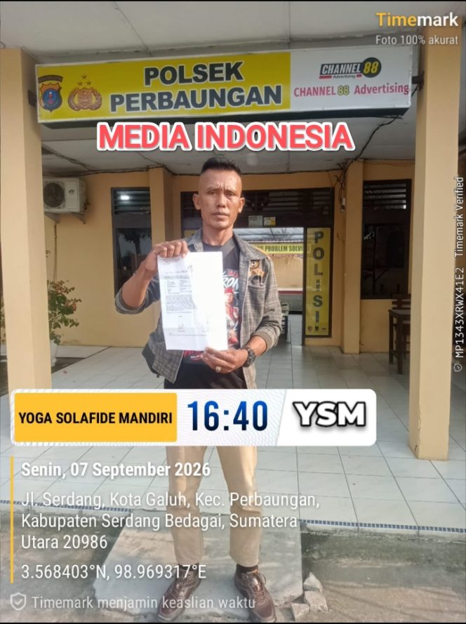 
					Merasa Difitnah, Karyawan Multi Finance Resmi Laporkan Warga Tualang ke Polsek Perbaungan.