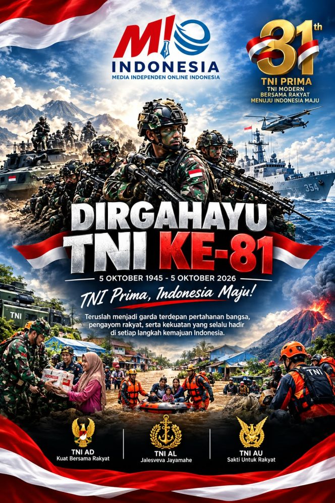 
					Peringati HUT Ke-81 TNI, PD MIO Karo Apresiasi Peran TNI di Tanah Karo Simalem