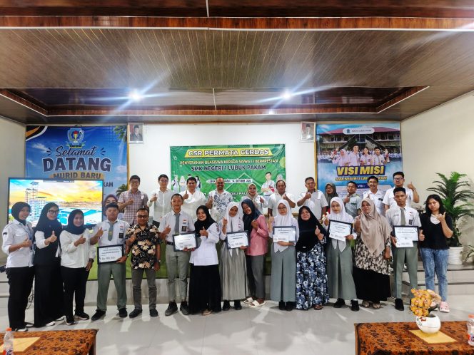 
					PT PHPO KIM Salurkan Beasiswa di SMKN 1 Lubukpakam