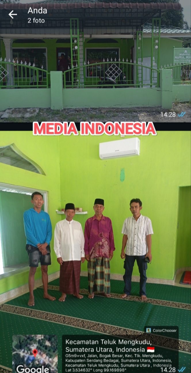 
					Wujud Kepedulian Sosial, Pengusaha Ternak Ayam Hibahkan AC untuk Mushola Nurul Ikhsan di Bogak Besar. 