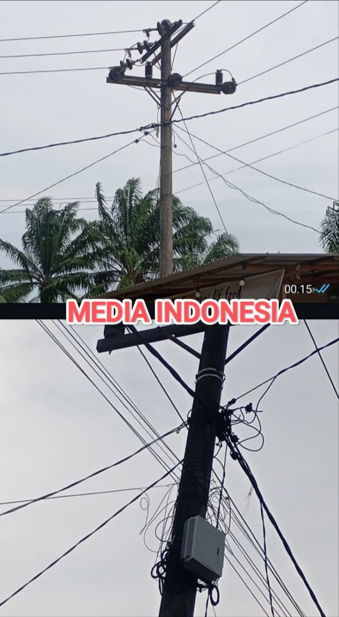
					Marak Kabel Wi-Fi Diduga Ilegal Menjamur di Tiang Listrik PLN Sergai, Manajer ULP Sei Rampah Lempar Kewenangan ke PLN Icon Plus.